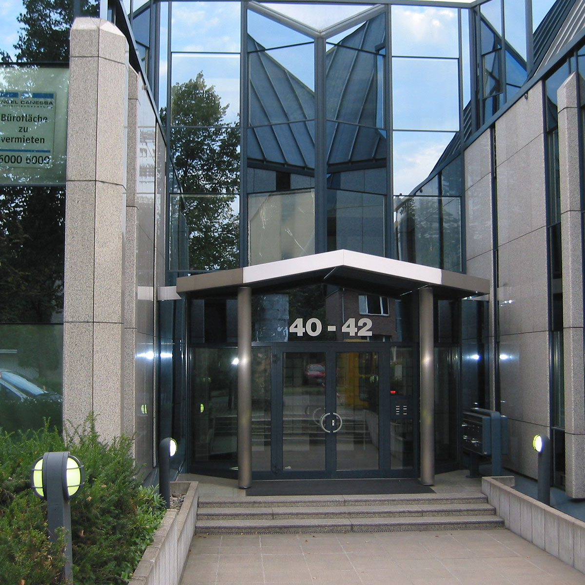 Sicherheitstuer Glas