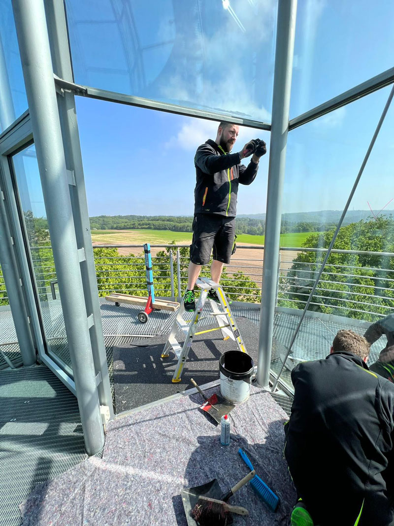 Glasscheibe Reparatur
