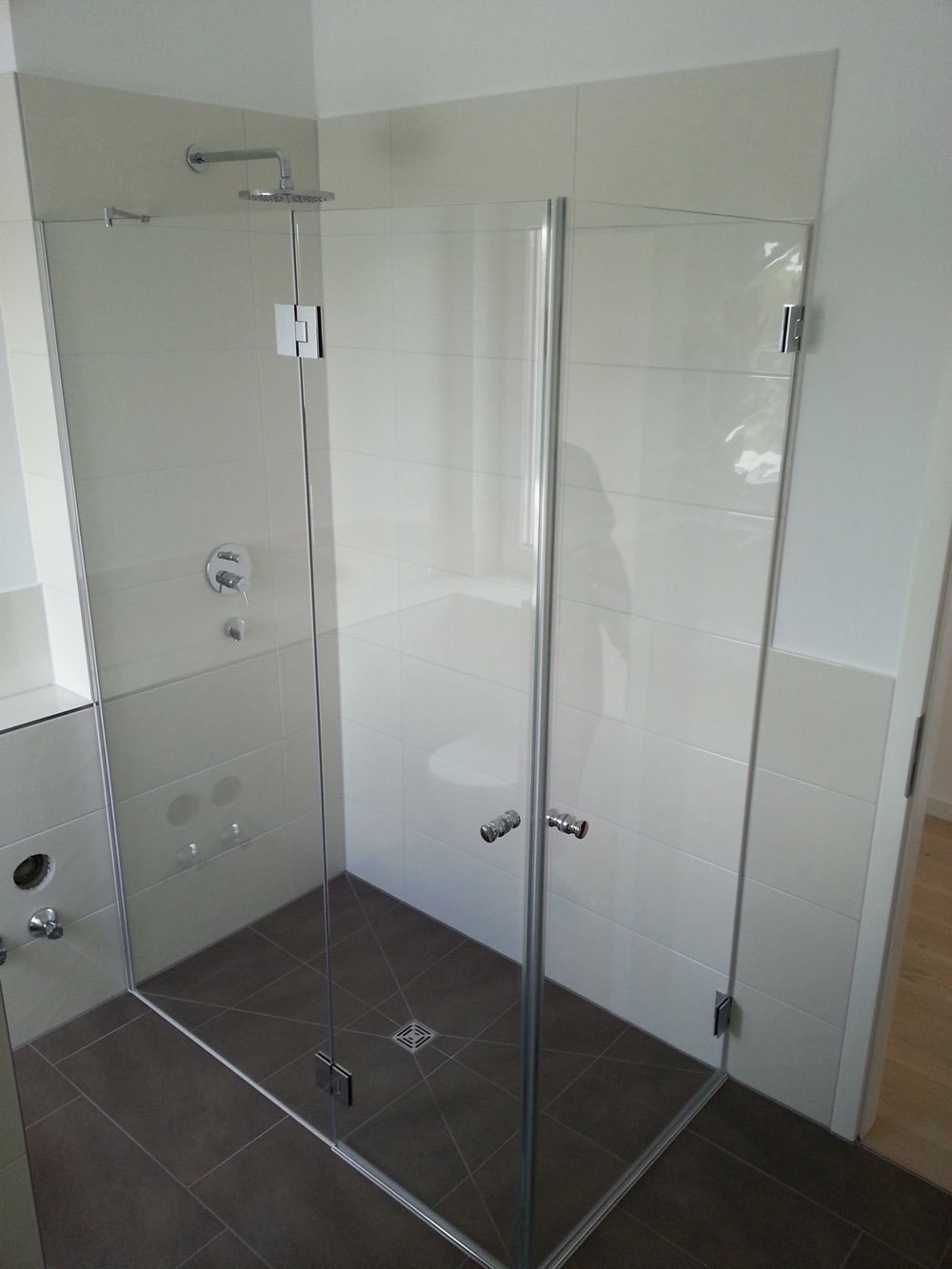 Boden Dusche Glas