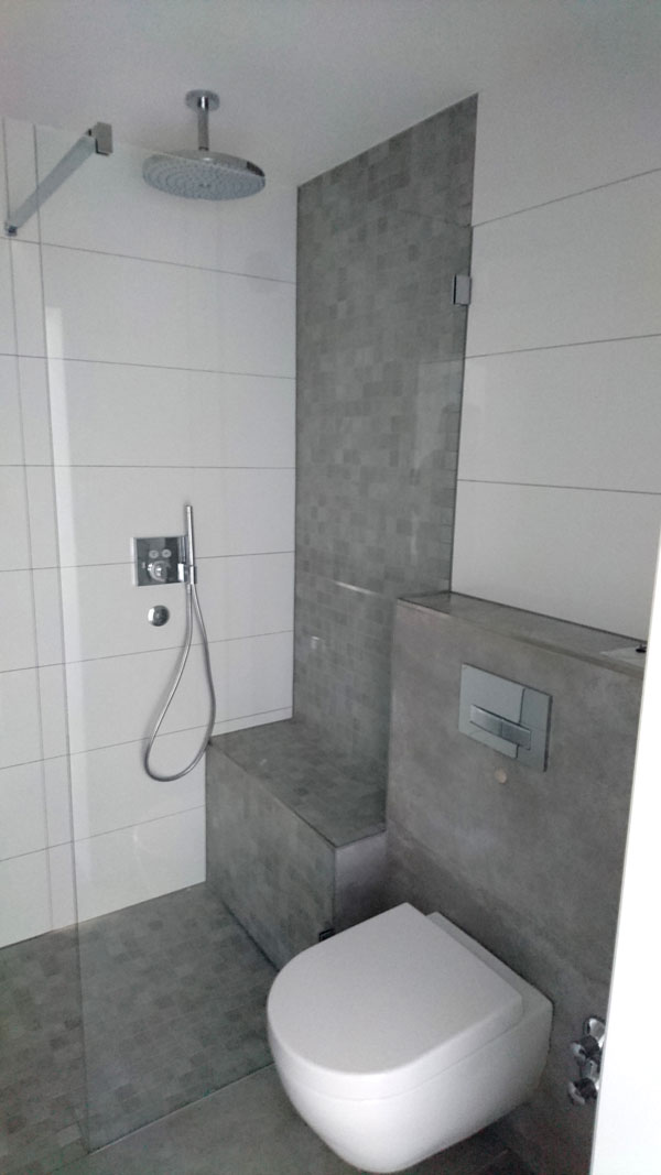 Glasbau Badezimmer