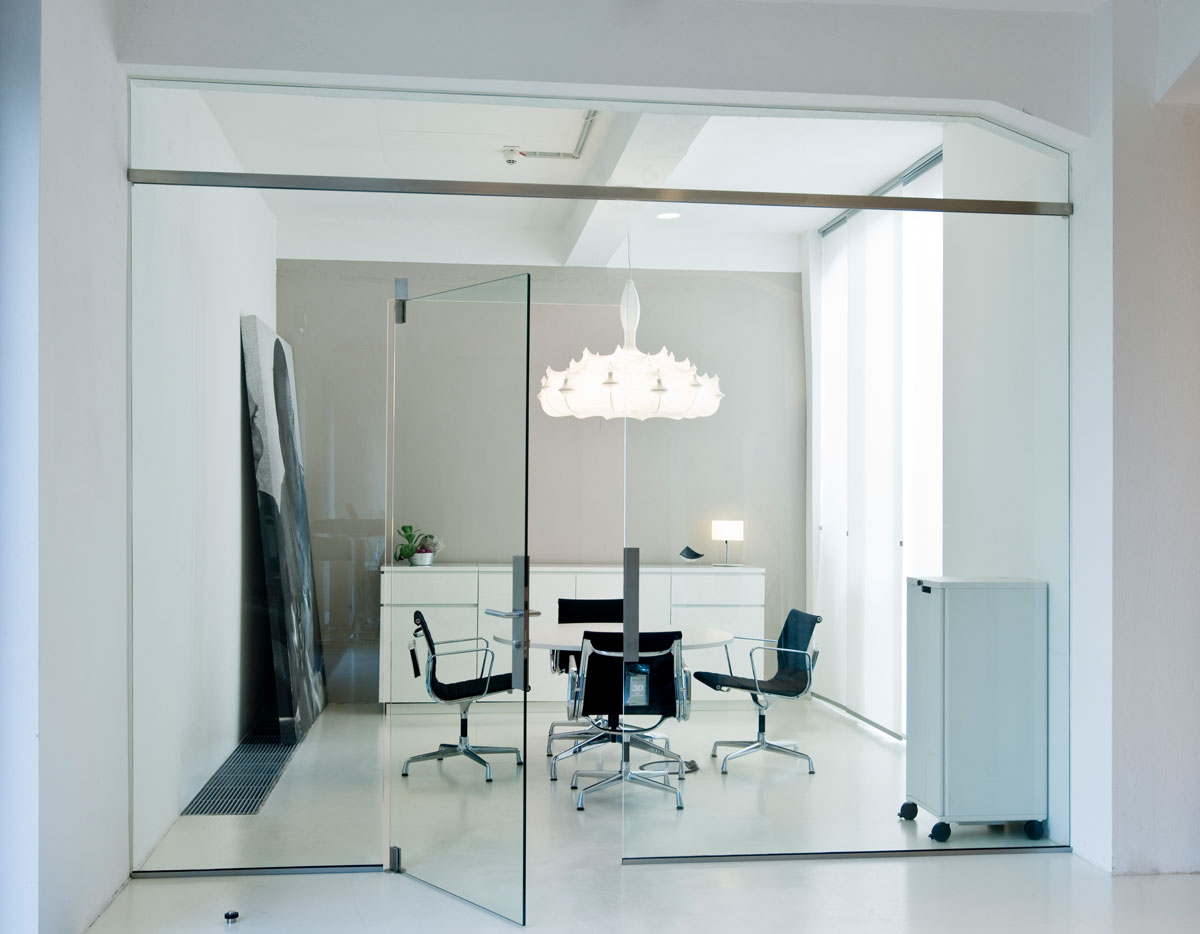 Arbeitszimmer Glas